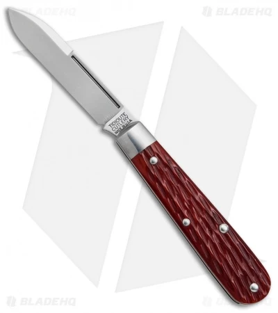 GEC #14 Tidoute Boy's Knife 2.325" Red Jigged Bone 142116 3 GEC #14 Tidoute Boy's Knife 2.325" Red Jigged Bone 142116