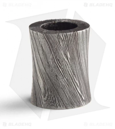 Tallen Concave Damascus Bead W/ OD Green Paracord Lanyard 4 Tallen Concave Damascus Bead W/ OD Green Paracord Lanyard - Image 2