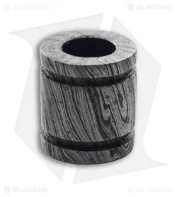 Tallen Grooved Barrel Bead (Damascus)
