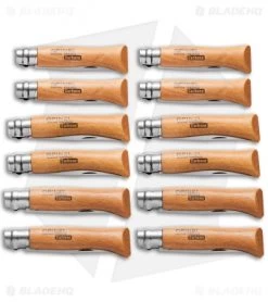 Opinel No. 6, 7 & 8 Carbon Steel Folding Knife Set (12 Piece) 4x