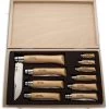 Opinel Knives Stainless Steel Folding Knife Beechwood Handles (Set Of 10)