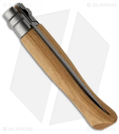 Opinel Knives No. 8 Folding Knife Beechwood W/ Sheath (3.25" Satin) 4 Opinel Knives No. 8 Folding Knife Beechwood W/ Sheath (3.25" Satin) - Image 2