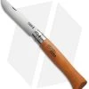 Opinel No 12 Folding Knife Beechwood Carbon Steel (4.75" Satin) #12