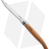 Opinel No 15 Slim Stainless Steel Folding Knife Beechwood (5.875" Satin) #15 -Knife Shop opinel op00519 slim beechwood