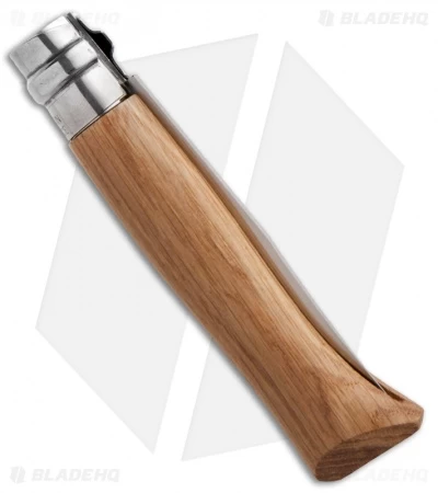 Opinel Knives No. 8 Stainless Steel Knife Oak (3.25" Satin) #8 SS 4 Opinel Knives No. 8 Stainless Steel Knife Oak (3.25" Satin) #8 SS - Image 2