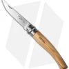 Opinel Knives No 8 Slim Stainless Steel Folding Knife Olive Wood (3.12" Satin) # -Knife Shop opinel op01144 cm