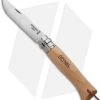 Opinel Knives No. 8 Trekking Stainless Steel Knife Beechwood (3.25" Satin) #8 SS -Knife Shop opinel op01321 trekking beech