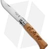 Opinel Knives No. 8 Stainless Steel Knife Oak (3.25" Satin) #8 SS Dogs -Knife Shop opinel op01622 oak stainless dog