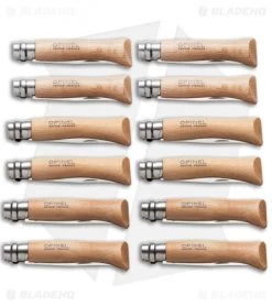 Opinel No. 6, 7 & 8 Stainless Steel Folding Knife Set (12 Piece) 4x