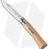 Opinel Knives No. 7 Stainless Steel Knife Beech Wood (3" Satin) -Knife Shop opinel stainless steel beech no 7