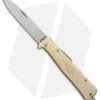Otter Mercator Lockback Folding Knife Brass (3.5" Satin) CS -Knife Shop otter mercator brass cs L154B BHQ 48892 er