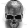 Magallona Realistic Skull Lanyard Bead (Pewter) -Knife Shop realistic skull bead cm