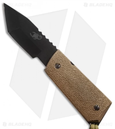 Scorpion Knives Tanto Tactical Fixed Blade Knife Coyote (3" Black) 3 Scorpion Knives Tanto Tactical Fixed Blade Knife Coyote (3" Black)